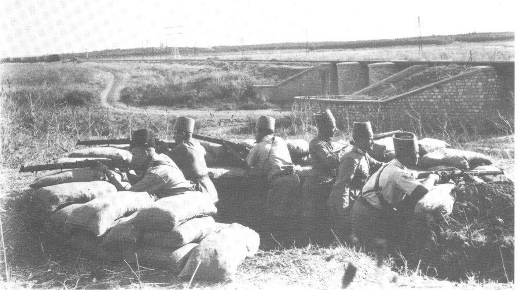 Miembros de la Policía Auxiliar Judía