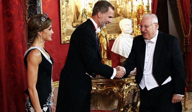 Felipe-VI con-Rivlin-madrid V Foro Mundial sobre el Holocaustopress