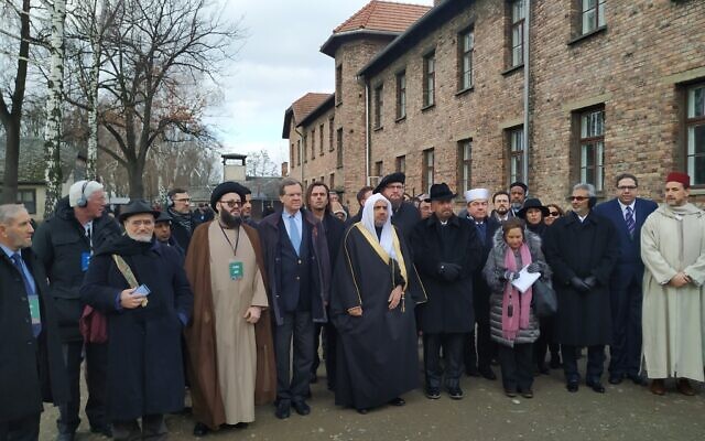 Grupo interreligioso en Auschwitz - Times of Israel