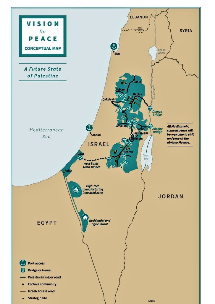 Mapa conceptual acuerdo Palestina