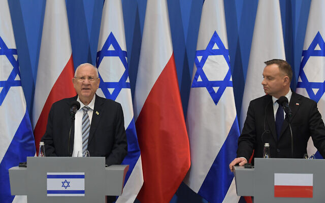 Rivlin con Duda judios de polonia