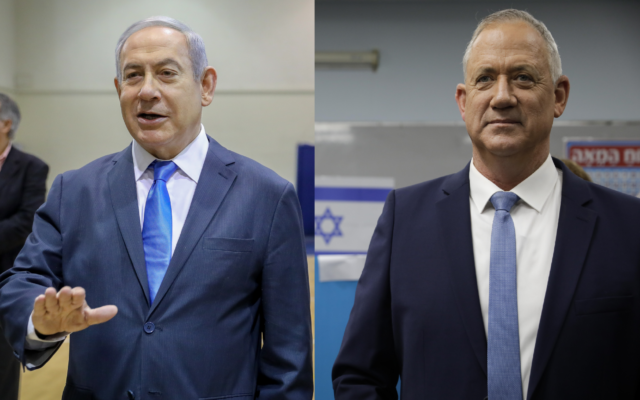 Netanyahu-y-Gantz gobierno
