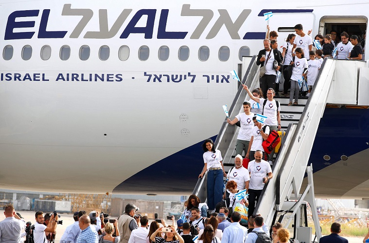 ISRAEL-IMMIGRATION-JUDAISM-ALIYAH inmigración 