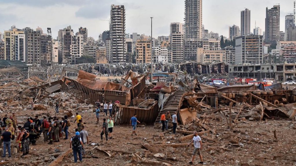 Beirut destrozos