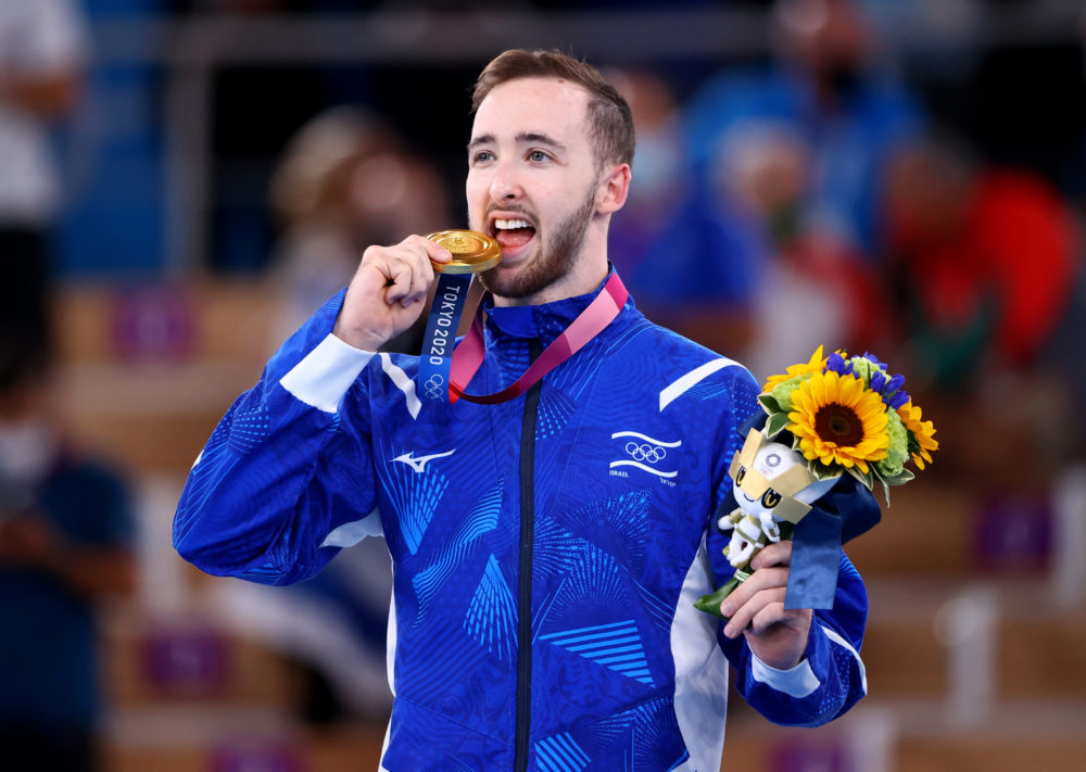 Gymnastics - Artistic - Men's Floor Exercise - Medal Ceremony medalla