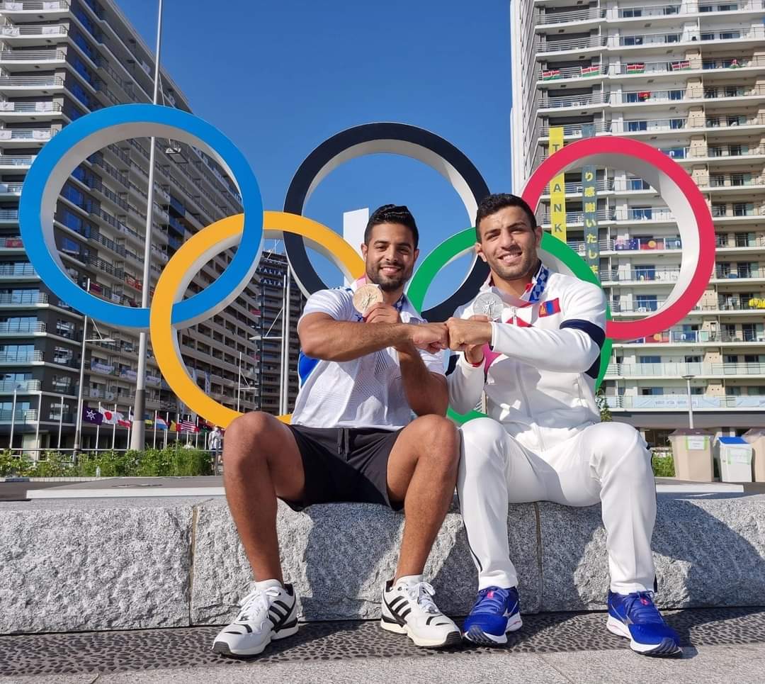 Sagi Muki y Saeid Mollaei medallas