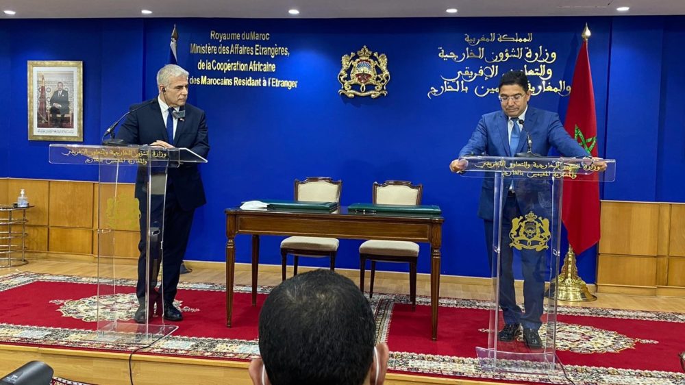 Yair-Lapid-y-Naser-Burita marruecos