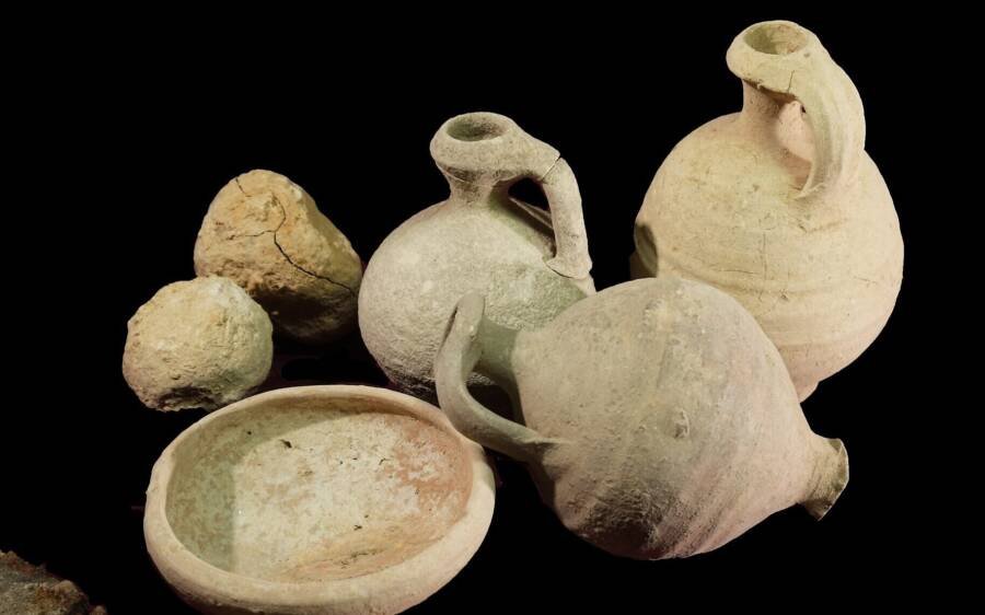 Piezas-de-cerámica excavación