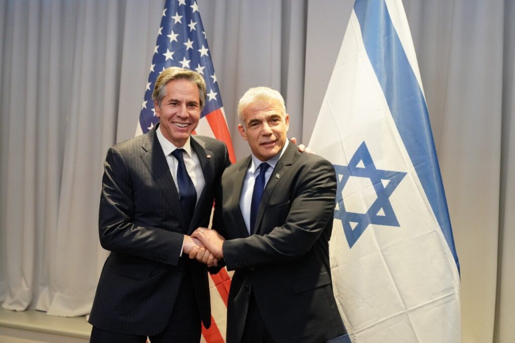 Lapid-con-Blinken-MFA israel