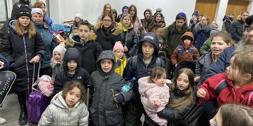 Niños-huérfanos ucranianos