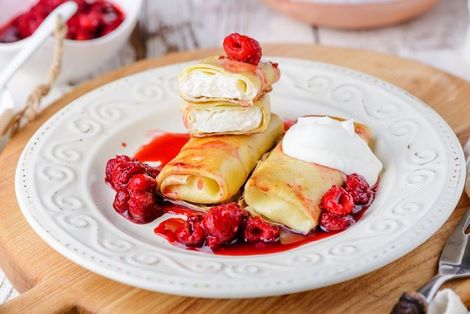 Blintzes leche