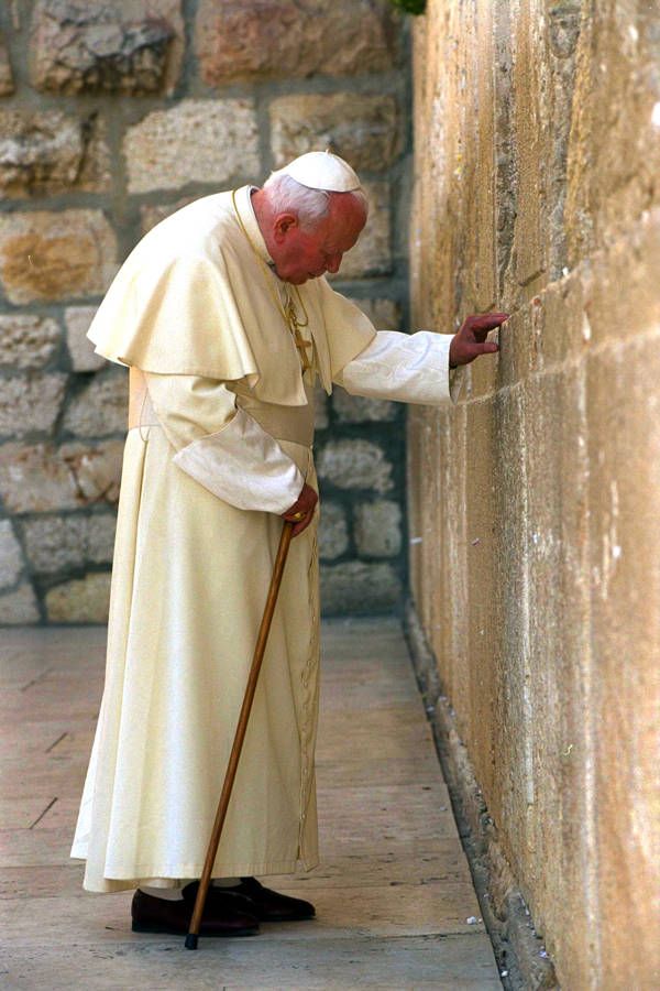 Juan-Pablo-II-en-el-Kótel antisemitismo